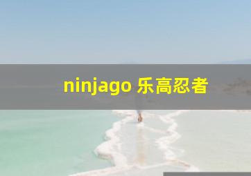 ninjago 乐高忍者